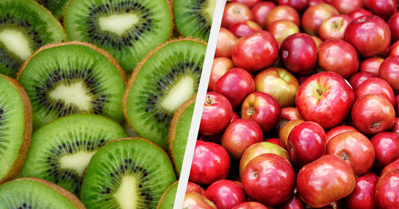 Kiwi e maçã têm boas safras na Europa